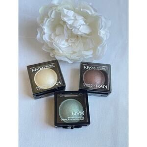 Lot of 3 NYX Baked Shadow New